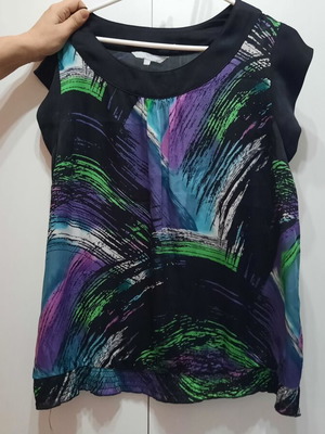 Women's Summer Blouse multicolor, like new, size M