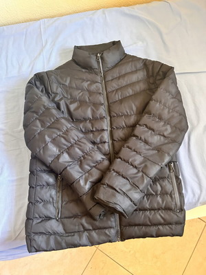 The North Face black jacket, logo faded