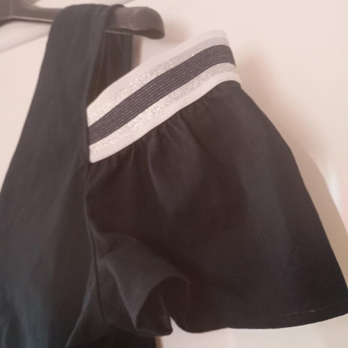 Cotton dress made in Italy, medium size, dark blue, like new