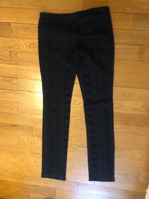 Versus Versace cotton pants S black like new, vintage design