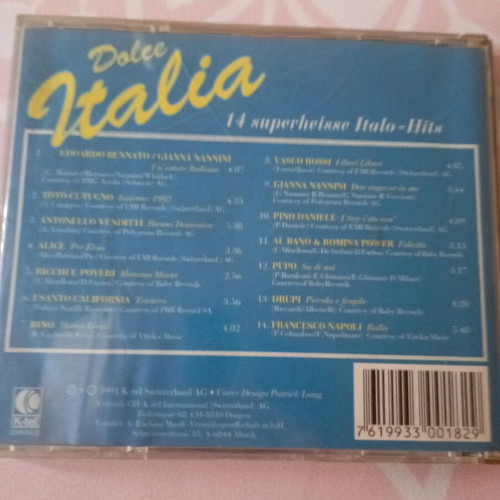Dolce Italia collectible CD like new with romantic songs