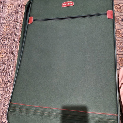 Large suitcase, green