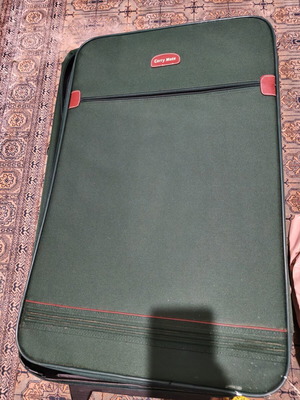 Large suitcase, green