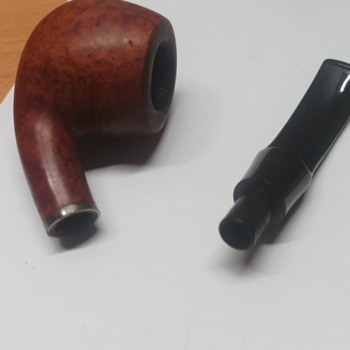 Stanwell Shape 84 tobacco pipe used, Royal Silver, Danish Era