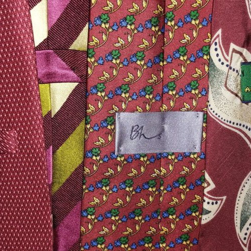 Silk ties used, pack of 20, multicolored