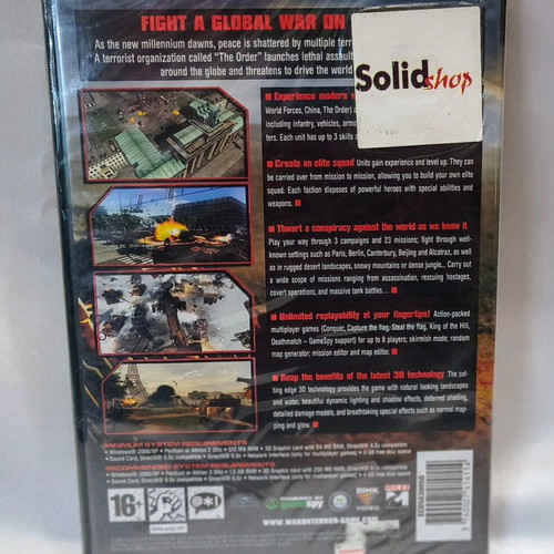 War on Terror PC game new, sealed, Deep Silver