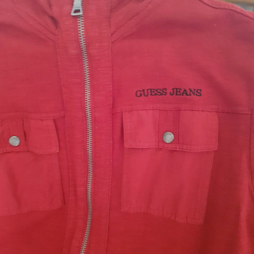 Guess jacket used, size M, red