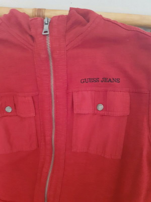 Guess jacket used, size M, red