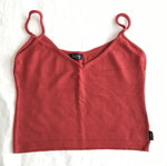 Red set top and jacket used