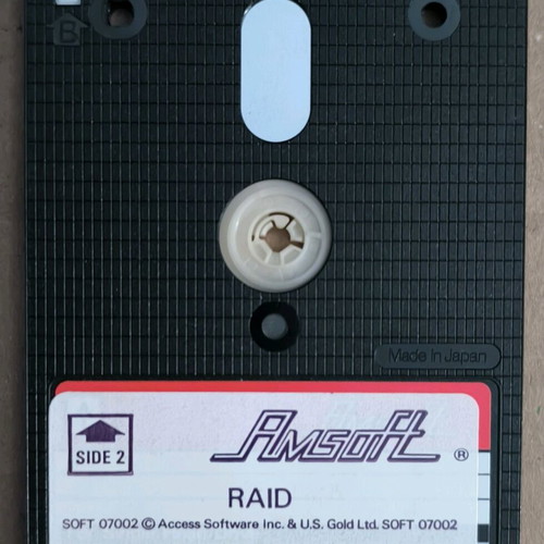 Raid Amstrad Disk like new