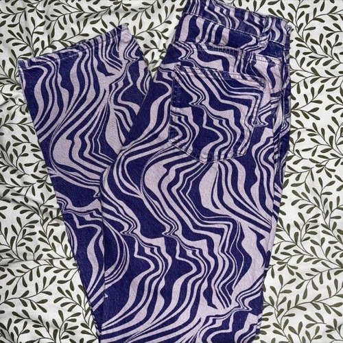 Zara pants size 38 like new, purple