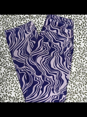 Zara pants size 38 like new, purple