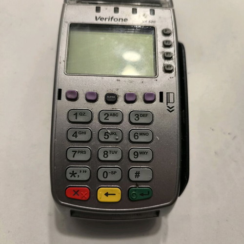 Pos Verifone VX 520 used with cables for spare parts