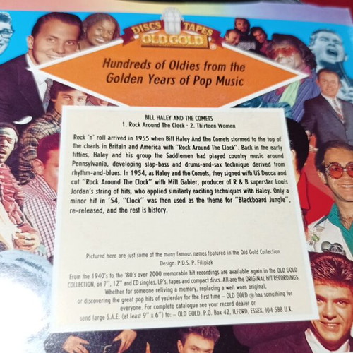 Bill Haley and His Comets vinyl record used, Old Gold edition