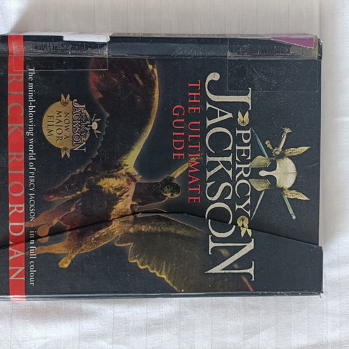 Percy Jackson The Ultimate Guide hardcover book like new, English