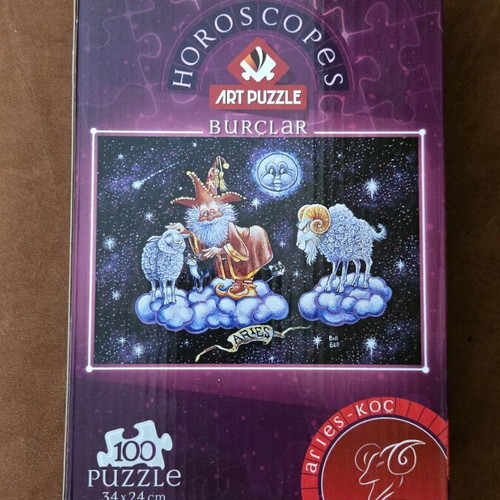 Horoscopes Puzzle "Aries" 100 pieces new, Art Puzzle