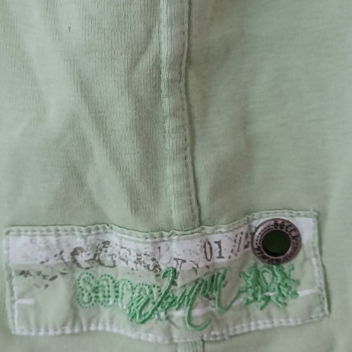 Soccx women's short-sleeve shirt like new, lime green, size XL