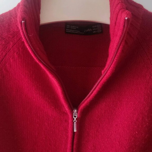 Zara cardigan red Medium like new