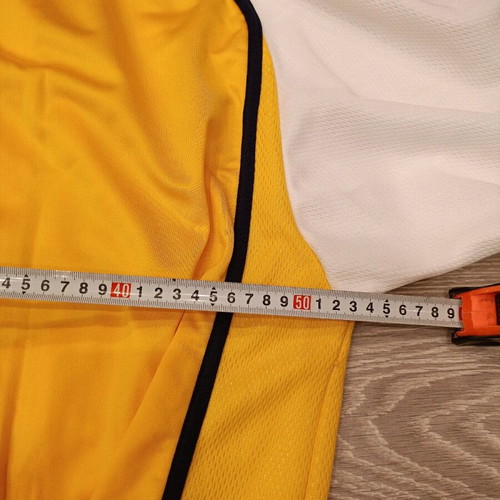 Adidas vintage track jacket used, yellow and white with removable sleeves