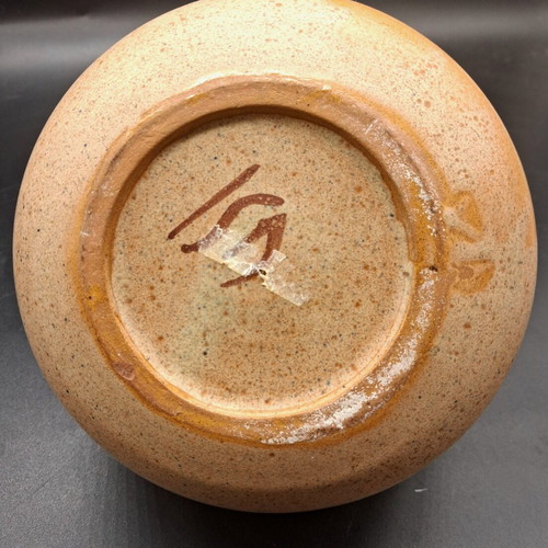 Handmade Greek Ceramic Pitcher Vento with Signature, like new