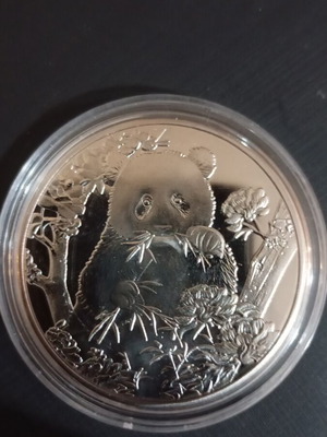 Commemorative Chinese Panda Coin new