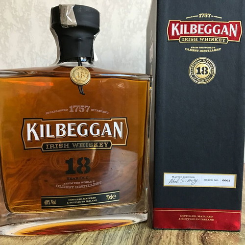 Kilbeggan 18 Year Old new Irish whiskey limited edition