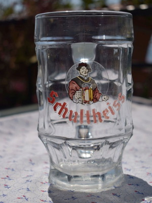 Ποτήρι μπύρας Schultheiss 0,4l μεταχειρισμένο, παλιό γερμανικό