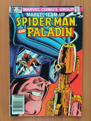 Spider-Man and Paladin #108 употребяван Marvel комикс 1981