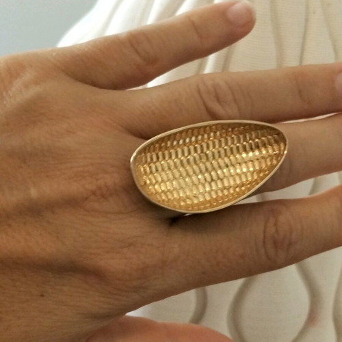 Jools Jewellery women's ring like new, gold plated silver 925