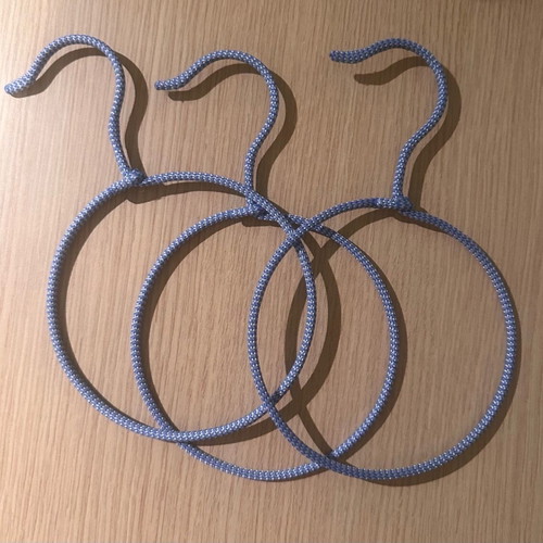 Hangers like new, set of 3 for scarves and belts