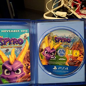 Spyro Trilogy PS4 & Crash Racing