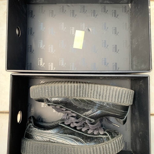 FENTY Puma Creeper by Rihanna women's sneakers like new, black, size 37