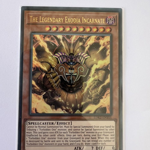 The Legendary Exodia Incarnate LDK2-ENY01 Ultra Rare card new