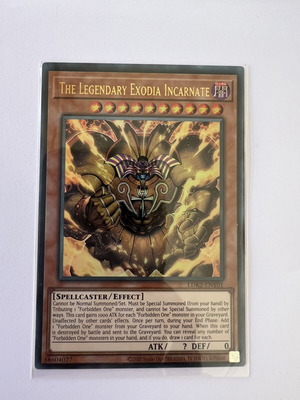 The Legendary Exodia Incarnate LDK2-ENY01 Ultra Rare card new