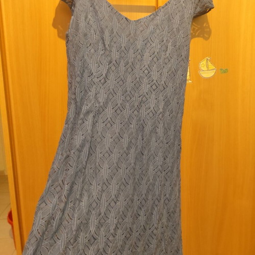 Dona Martha lace dress, blue, size M