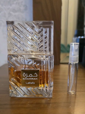 Khamrah Lattafa Eau de Parfum 5ml like new decant