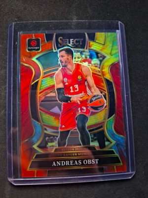2025-26 Select EuroLeague Andreas Obst #99 Tie Die card like new