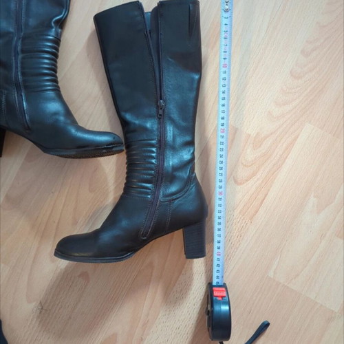 Peter Kozina leather boots size 37 like new, dark brown