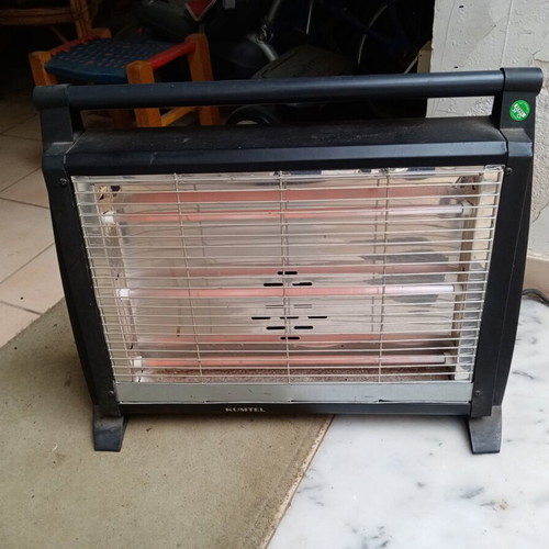 Kumtel Halogen Quartz Heater like new, 1500W, 3 lamps