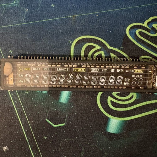 Vintage Samsung VFD Display Module used from Hi-Fi Tuner