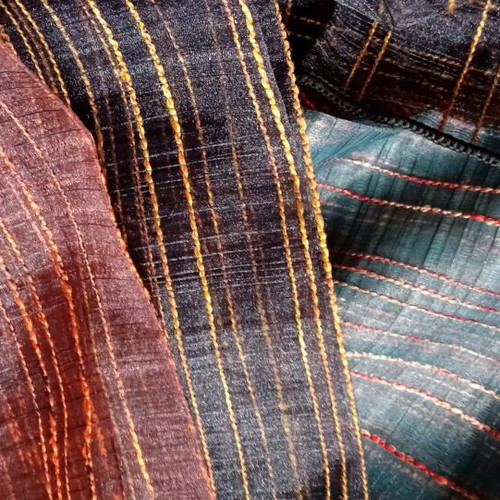 Curtain fabric scraps new, pack of 3 pieces