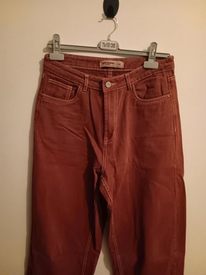 Τζιν κόκκινο Pink Woman capri μεταχειρισμένο, μέγεθος M 38 10