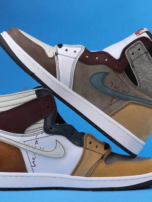 Nike Air Jordan 1 High Multi Color Patchwork new custom handmade sneakers