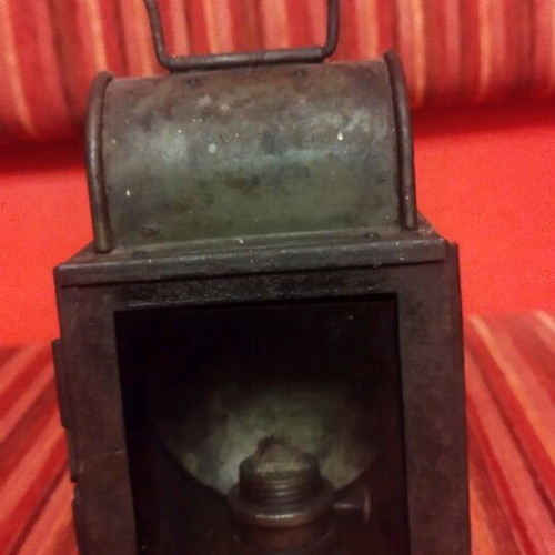 Old kerosene lantern like new, railway type