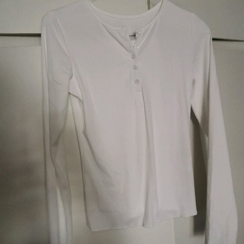 Shein t-shirt new, white, size M