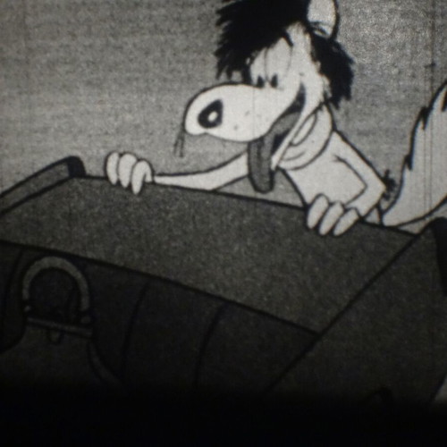 The Little Hungry Wolf Super 8mm film used, black and white, silent