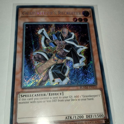 Gravekeeper's Recruiter Yu-Gi-Oh! card, Secret Rare