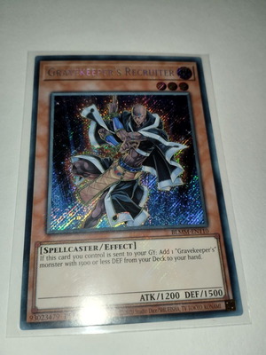 Gravekeeper's Recruiter Yu-Gi-Oh! card, Secret Rare