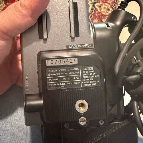Hitachi Saticon VK-C840 videocamera like new