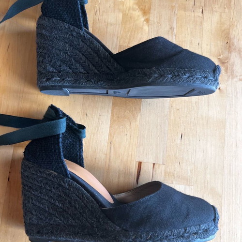 Castaner black high espadrilles size 36